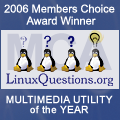 2006 LinuxQuestions.org Members Choice Award